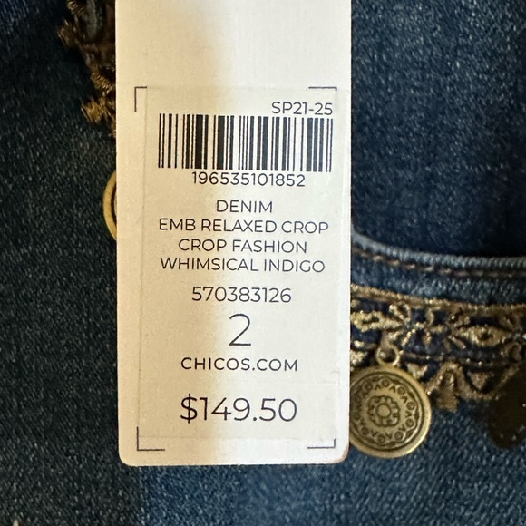 Chico’s Embellished Jeans - Picture 10 of 16